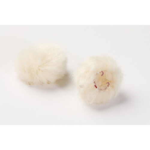 DPA Microphones AIR1 Universal Miniature Fur Windscreen (2-Pack, Small, Off-White)