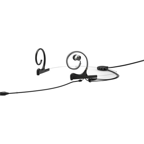 DPA Microphones 4066 Omni In-Ear Broadcast Headset, 2-Ear Mount, 1-In-Ear with MicroDot Connector (Black)