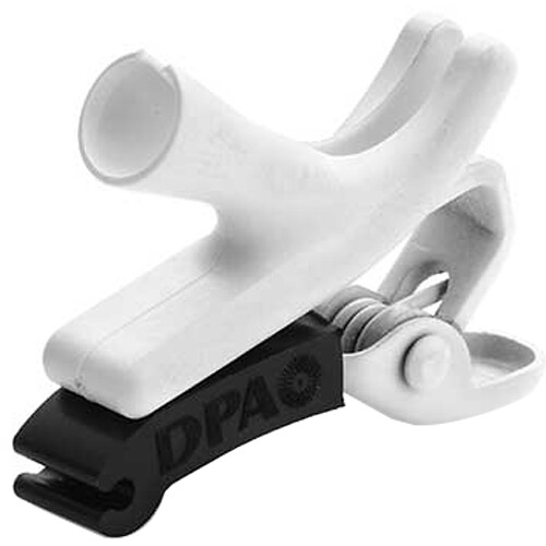 DPA Microphones SCM0017 Curved Clip for Lavalier Microphone (White, 1)