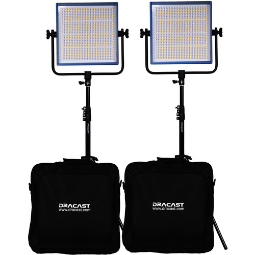 Dracast Pro Series LED1000 Daylight LED Light DR-LK-2X1000-DV-1