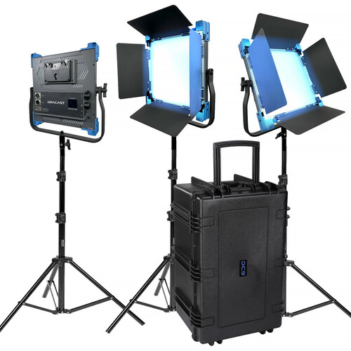 Dracast Pro Series II LED1000 Daylight LED Light Panel (3-Light Kit, Gold Mount)