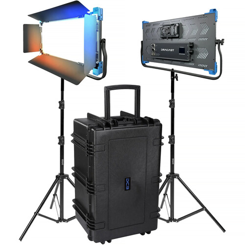 Dracast Pro Series II LED2000 Bi-Color LED Light Panel (2-Light Kit, V-Mount)