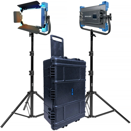 Dracast Pro Series II LED500 Bi-Color LED Light Panel (2-Light Kit, V-Mount)