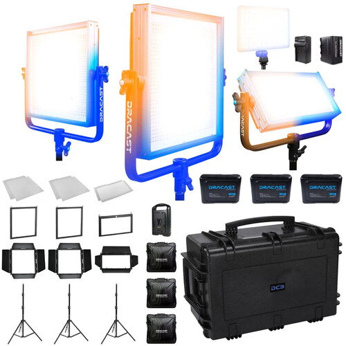 Dracast ENG Plus 4-Light Kit (Bi-Color)