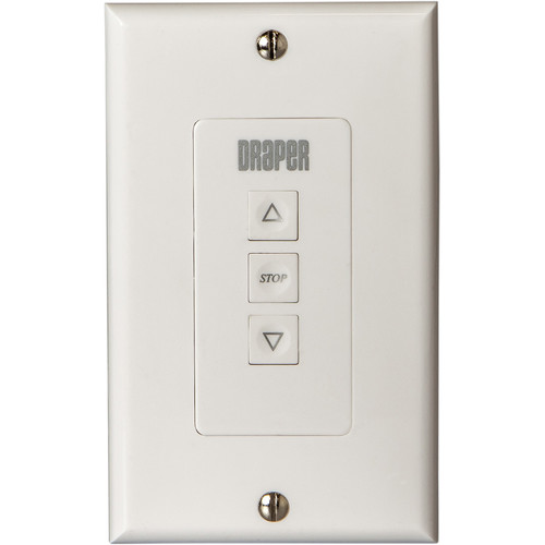 Draper LVC-S Low Voltage Control Station Wall Switch for LVC-IV Control Module (110V)