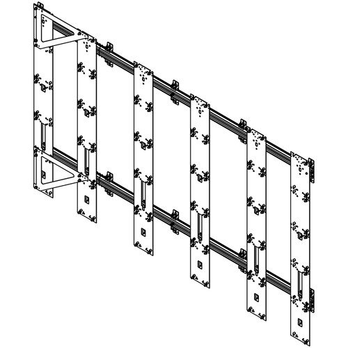 Draper Foundation Mount System For Barco Xt - 5 X 5' - Black
