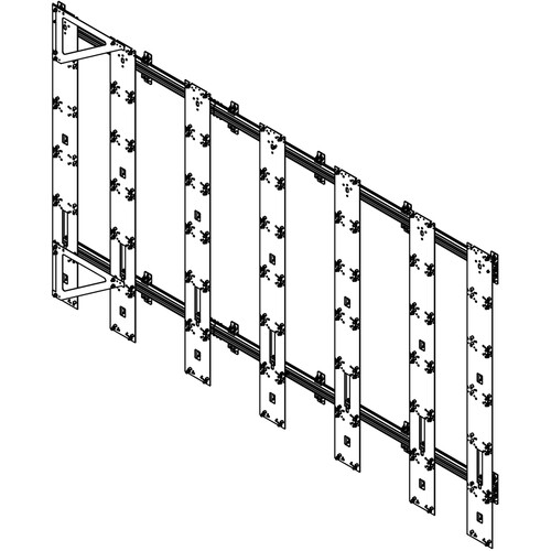 Draper Foundation Mount System For Barco Xt - 6 X 6'- Black