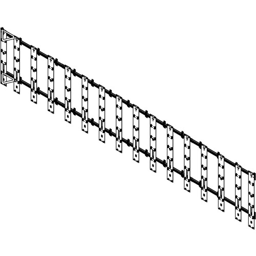 Draper Foundation Mount System For Barco Xt - 15 X 5' - Black