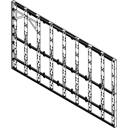 Draper Foundation Mount System For Absen Acclaim Plus with Trim - 8 X 8' - Black
