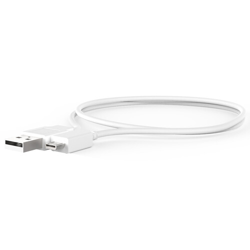 Draper 12' Recharge Cable No Plug 1X1" - White 110 V