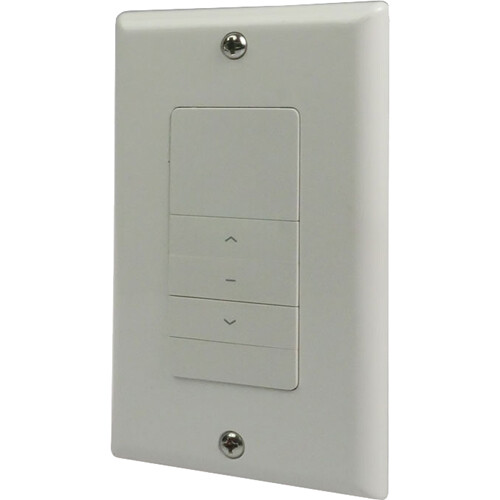 Draper Rf 1 Channel Wall Switch (Cut In), Cover Plate Not Included, 3" X 2" - White, 110 V