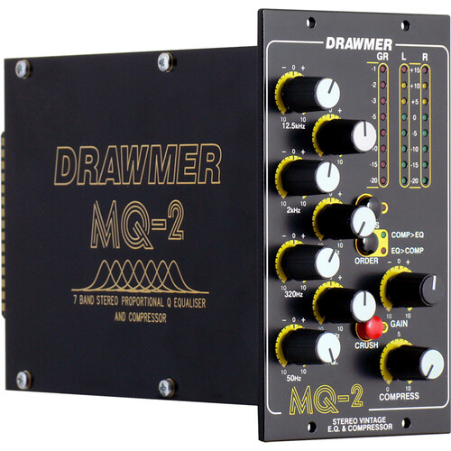 Drawmer MQ-2 Stereo Vintage Equalizer and Compressor for 500
