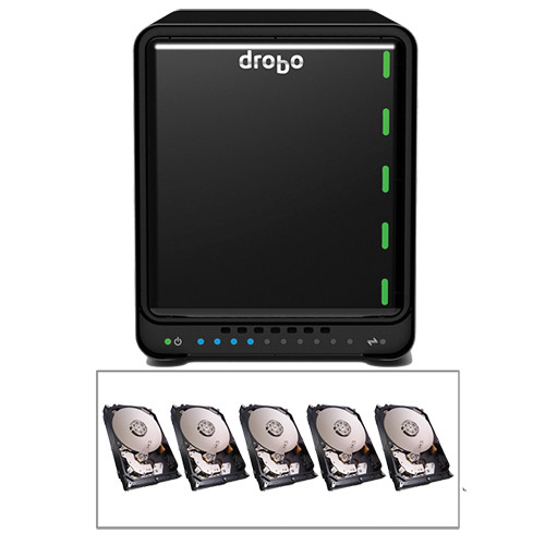 Drobo 20TB (5 x 4TB) Drobo 5D Kit with Drives