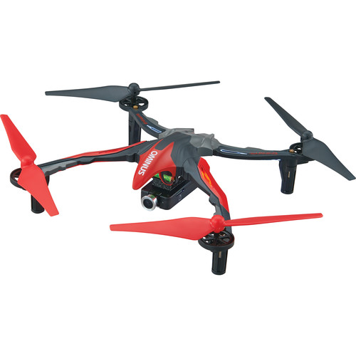 DROMIDA Ominus FPV Quadcopter with Integrated 720p Camera (RTF, Red)