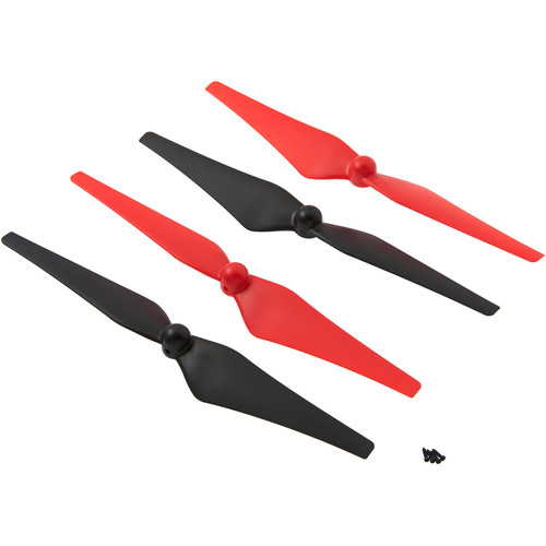 DROMIDA Prop Set for Ominous FPV Quadcopter (4-Pack, Red/Black)