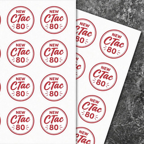 Drytac CTac 80 PB Monomeric PVC Film (54" x 164', White Gloss)