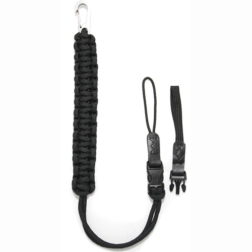 DSPTCH Camera Wrist Strap (Black with Stainless Steel Clip)