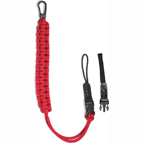 DSPTCH Camera Wrist Strap (Red with Black Stainless Steel Clip)