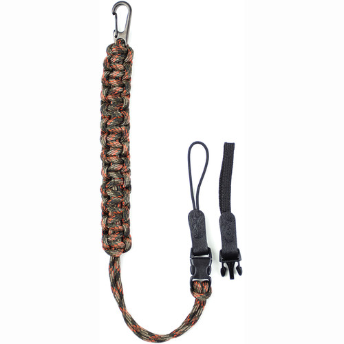 DSPTCH Camera Wrist Strap (Fall Camo with Gunmetal Stainless Steel Clip)