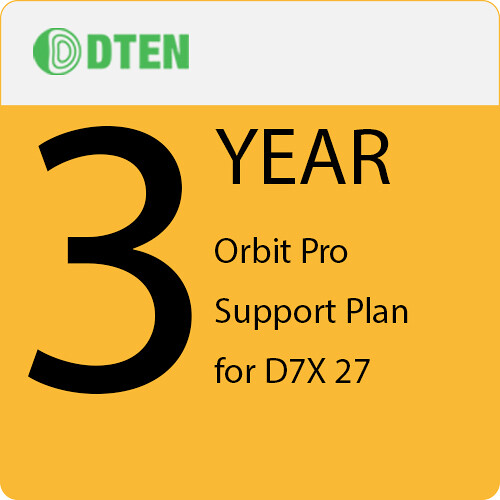 DTEN 3-Year Orbit Pro Support Plan for D7X 27