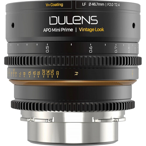 Dulens APO Mini Prime 21mm T2.6 Lens (ARRI PL, Black)