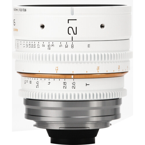 Dulens APO Mini Prime 21mm T2.6 Lens (Canon EF, White)