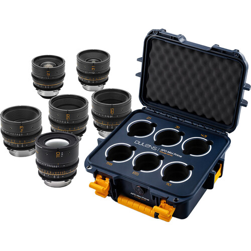 Dulens APO Mini Prime T2.4/T2.6 6-Lens Set (ARRI PL, Magic Black)