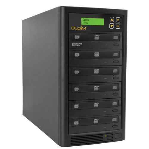 DupliM 5-Target DVD/CD Copy Tower Standalone Duplicator