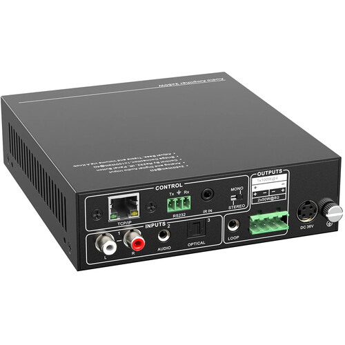 DVDO AA2x50W-1 2 x 50W Class-D Audio Amplifier with 3 Inputs & Volume Control