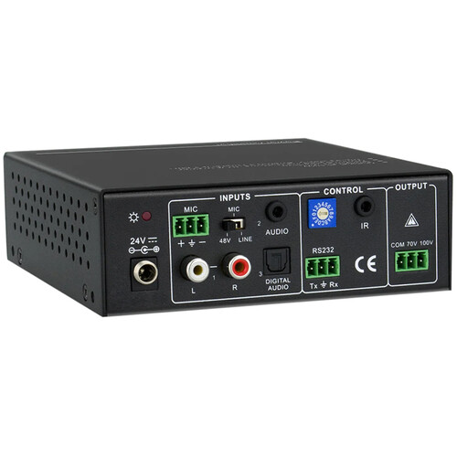 DVDO Class-D 40W Audio Amplifier with 70/100V Output