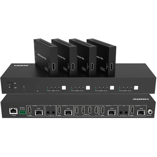 DVDO 4K 4x4 HDMI Matrix Switcher with Mirrored