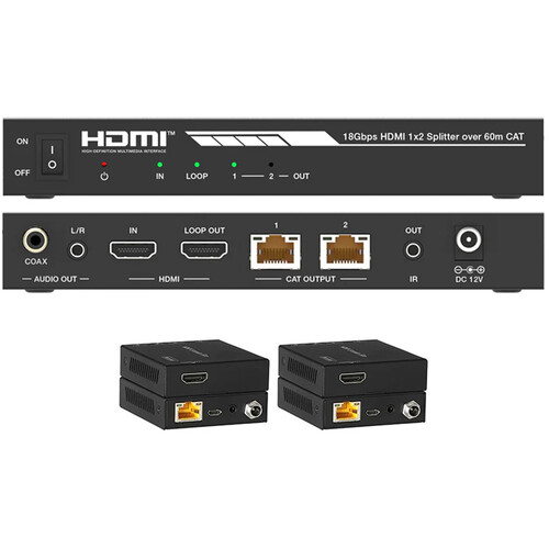 DVDO 4K 1 x 2 HDMI Splitter with Category Outputs