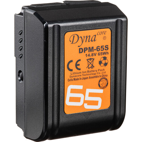Dynacore DPM-65S Tiny V-Mount Battery Kit with USB-C Charger (65Wh)
