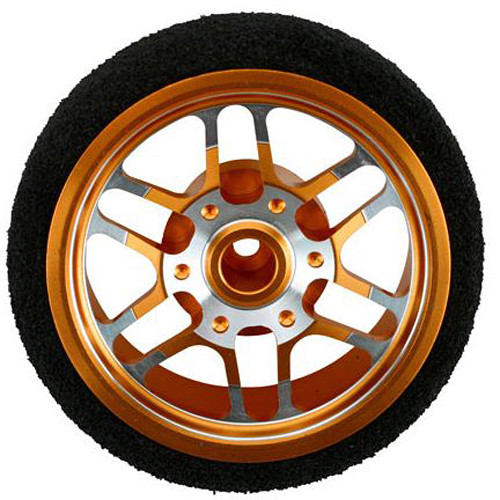 Dynamite BBS-Style Custom Steering Wheel for DX3R Pro Radio System (Orange)