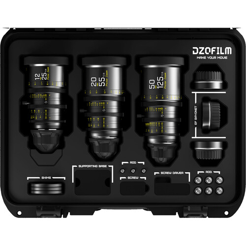 DZOFilm Pictor T2.8 Super35 Zoom 3-Lens DZO-7220001B/2B/4B-KIT
