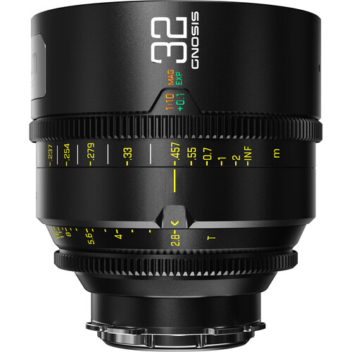 DZOFilm 32mm T2.8 Gnosis Macro Prime Lens (LPL with PL & EF Mounts, Meters)