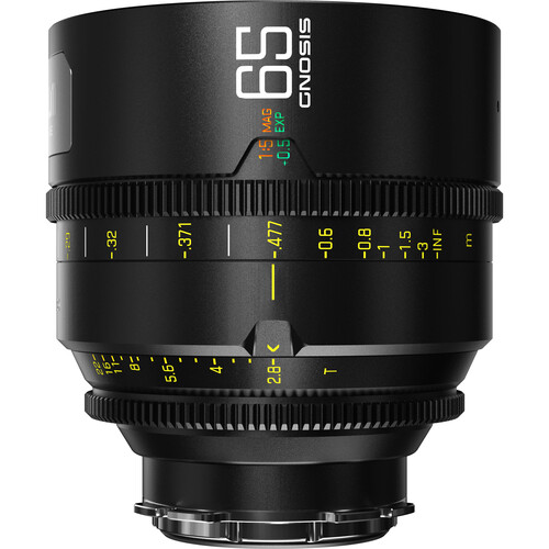 DZOFilm 65mm T2.8 Gnosis Macro Prime Lens (LPL with PL & EF Mounts, Meters)