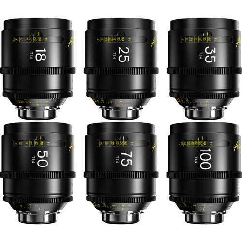 DZOFilm Arles FF/VV Prime Cine 6-Lens Set (ARRI PL) DZO-SAP6IPL