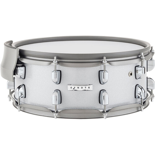 E F NOTE EFD-S1250 Electronic Snare Drum (14", White Sparkle)