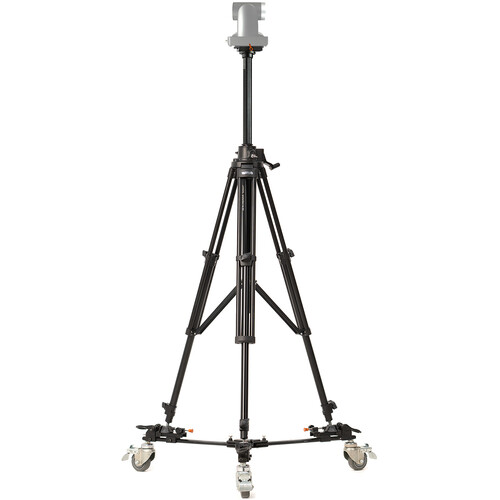E-Image GA230-PTZ Aluminum Tripod with Rising Center Column Kit with Dolly