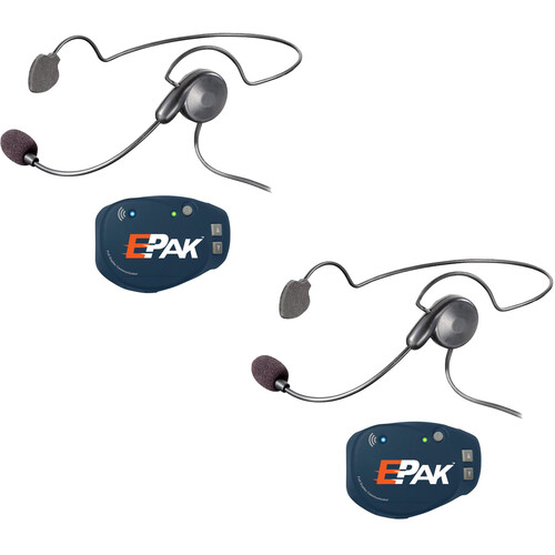 Eartec EP2CYB Evade E-PAK 2-Person Intercom System with Cyber Headsets (2.4 GHz)