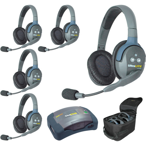Eartec HUB5D UltraLITE 5-Person HUB Intercom System (USA)