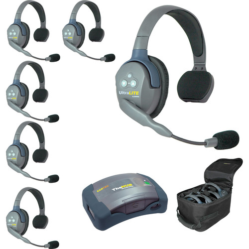 Eartec HUB6S UltraLITE 6-Person HUB Intercom System (USA)