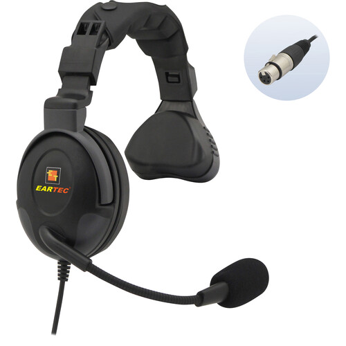 Eartec ProLine Single-Ear Wired Headset with Female 4-Pin XLR Connector
