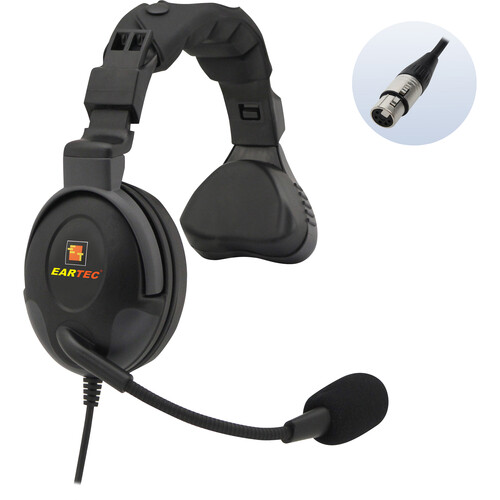 Eartec ProLine Single-Ear Wired Headset with Female 5-Pin XLR Connector