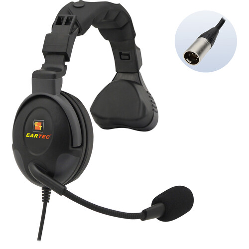 Eartec ProLine Single-Ear Wired Headset with Male 5-Pin XLR Connector