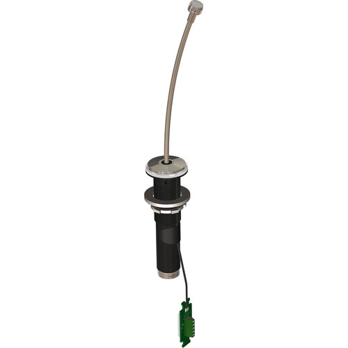 Earthworks IML6-SS High-Definition Installation Microphone with 6" Gooseneck and LED Touch Ring (Stainless Steel, RJ45)