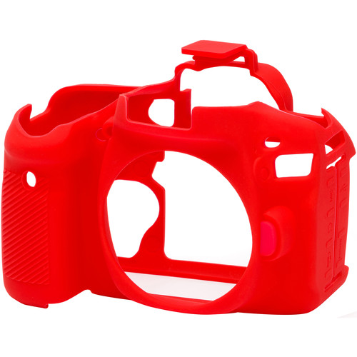 easyCover Silicone Protection Cover for Canon EOS 80D (Red)