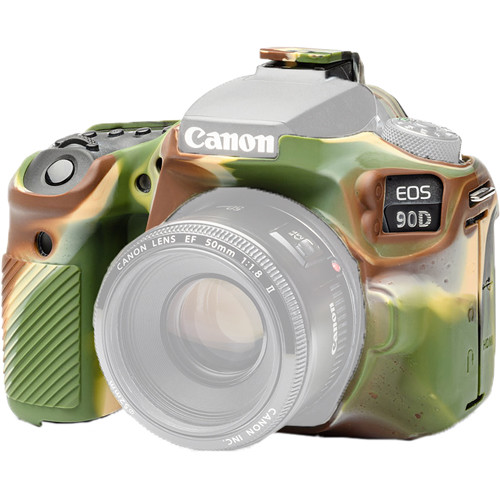 easyCover Silicone Protection Cover for Canon 90D (Camo)