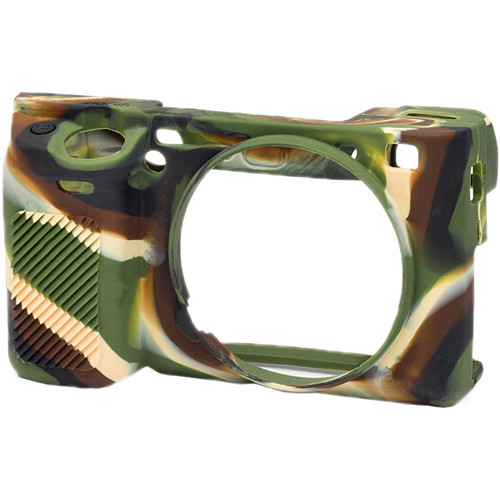easyCover Silicone Protection Cover for Sony Alpha a6400, a6300 & a6000 (Camouflage)